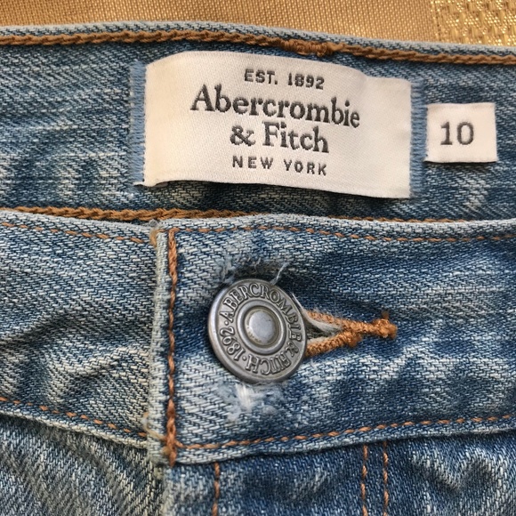 Abercrombie and Fitch Distressed Jean Skirt - Picture 3 of 4